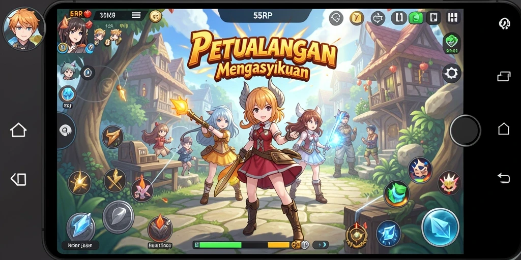 Tampilan gameplay 55RP yang memukau dan seru.