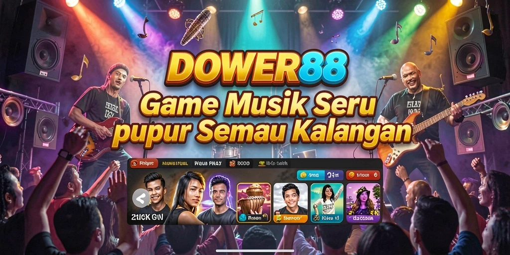 Tampilan gameplay DOWER88 yang interaktif dan menyenangkan.