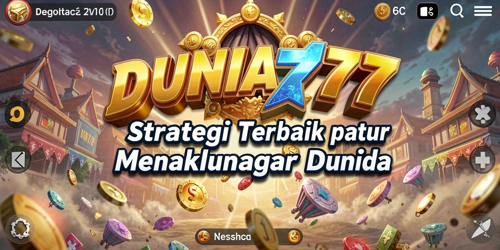 Screenshot gameplay DUNIA777 menampilkan pertempuran intens dan taktik strategis.