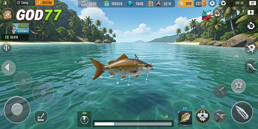 Tangkapan ikan besar dalam gameplay GOD77 yang mendebarkan.
