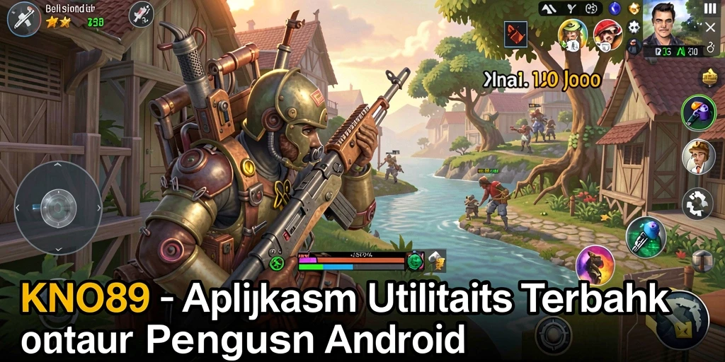 Tampilan antarmuka KNO89 yang sederhana dan menarik.