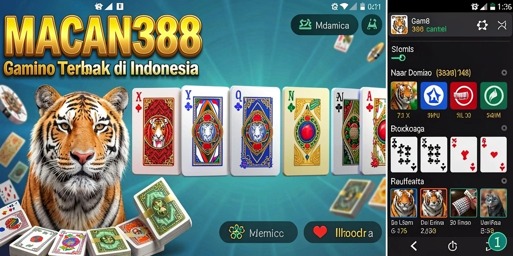Tampilan gameplay menarik di MACAN388 dengan Domino seru.