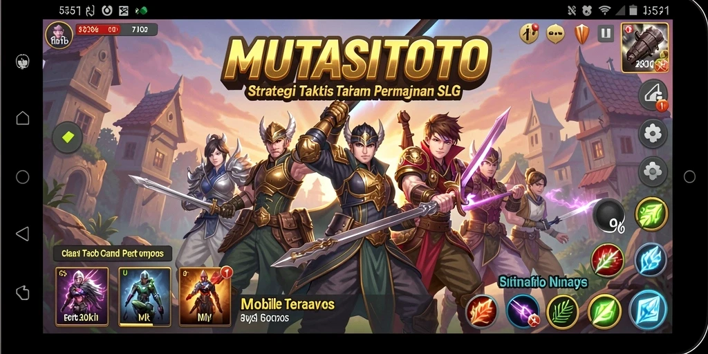 Tampilan gameplay seru dan strategi dari MUTASITOTO.
