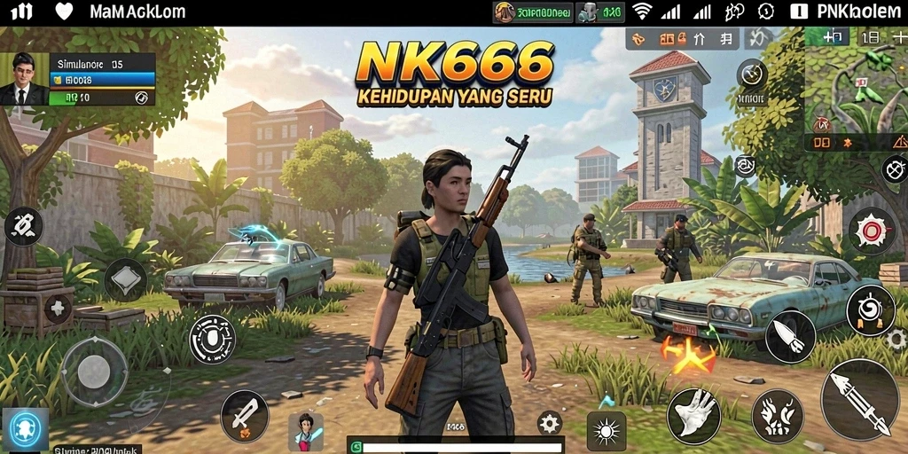 Screenshot menampilkan gameplay <strong>NK666</strong> dengan elemen simulasi yang menarik.