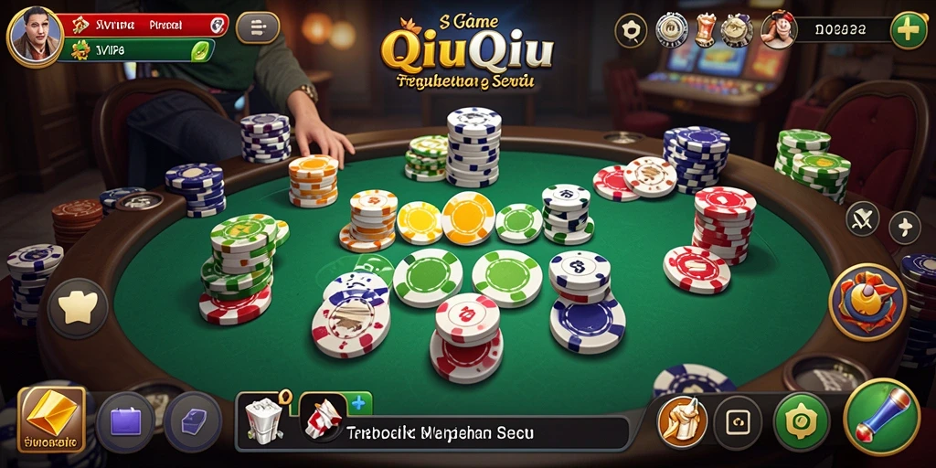 Screenshot gameplay QiuQiu SVIP4 yang seru dan menantang.