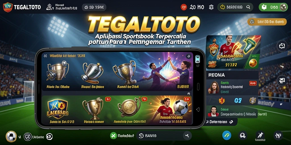Screenshot permainan <strong>TEGALTOTO</strong> menampilkan interface lengkap untuk taruhan olahraga.